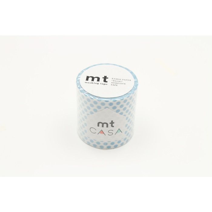 Masking Tape MT Casa Pois 5 cm bleu glacier - dot ice