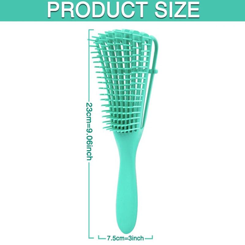 1 шт. расческа-осьминог, многофункциональная прическа, гладкие ребра для волос, пушистая массажная расческа для кожи головы, подходит для расчески для вьющихся волос