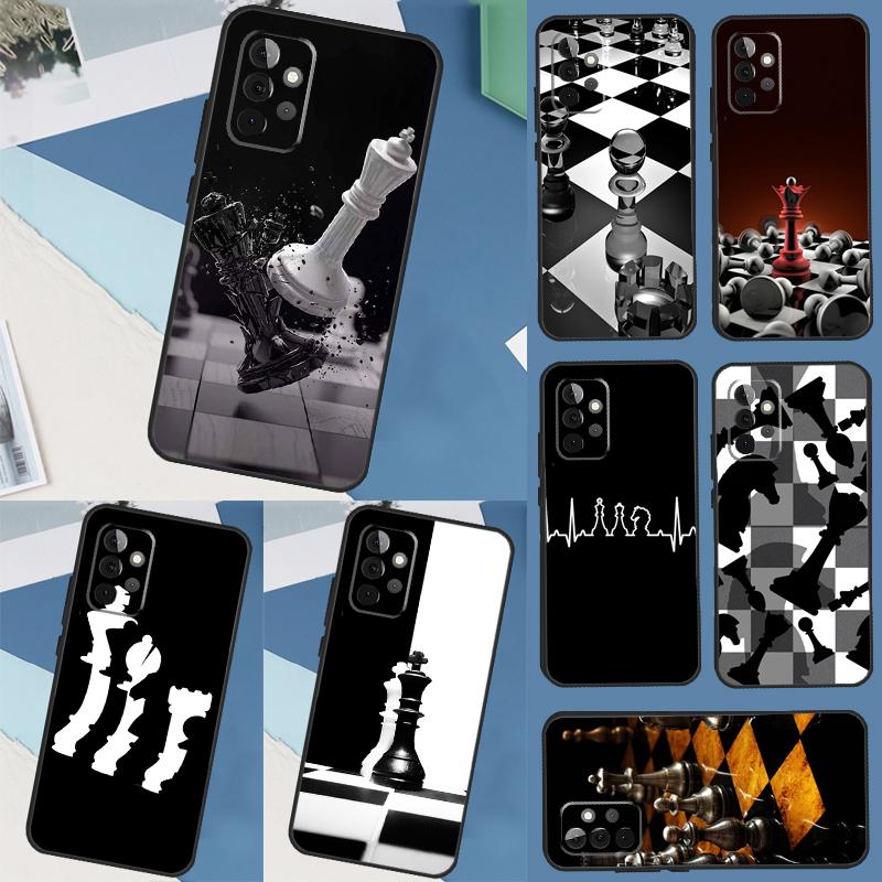 Чехол-шахматная доска для Samsung Galaxy A54 A34 A24 A14 A52 A32 A12 A53 A33 A13 A51 A71 A21S A52S