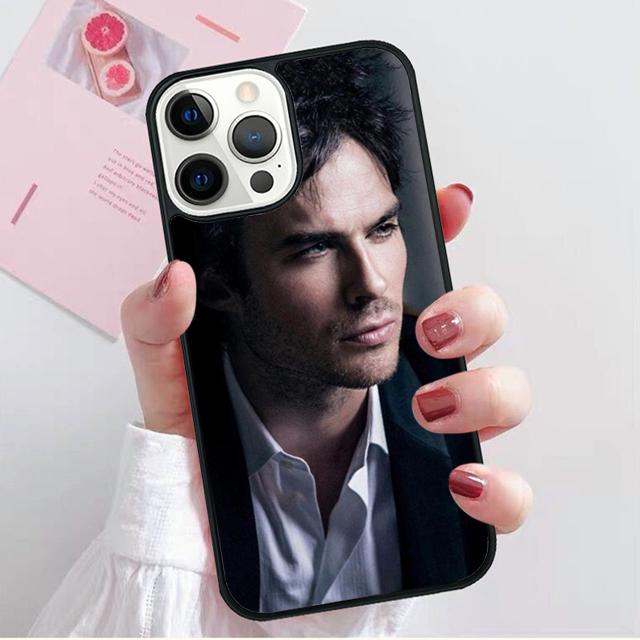 Чехол для телефона Ian Somerhalder Дневники вампира tvd для iPhone 17 Air 16 15 14 13 11 12 Pro Max Plus Shell Coque