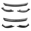 3Pcs/Set Car Front Bumper Protector Cover Lip Deflector Body Kit Splitter Diffuser Bumper Decorative Shell Fit For Tesla Model Y