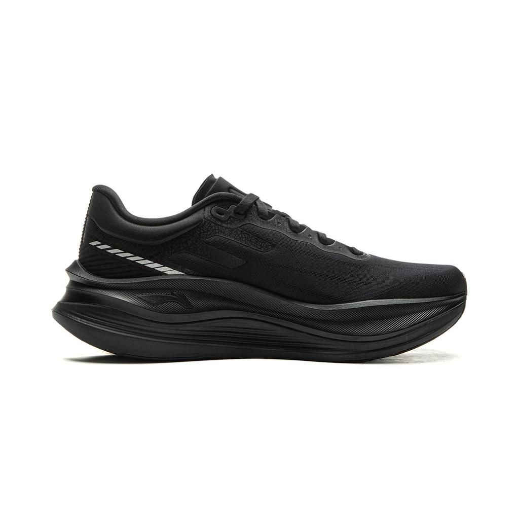 Li Ning Yueying 5pro Низкие кроссовки с технологией BOOM Повседневные для бега на длинные дистанции Спринтерские кроссовки Мужские Черные ARHV013-16