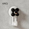 4 Pcs Light Luxury Multi-Purpose Hook Detachable Wall Mount Hook 4 Pcs Suction Cup Hook  Bathroom
