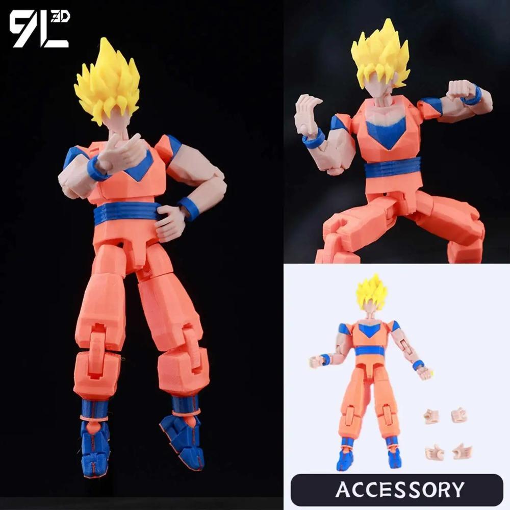 9L3D Printed Lucky Dummy 13 Jujutsu Kaisen Fushiguro Toji Anime Multi-Jointed Shapeshift Toys Action Figures Mannequin Model