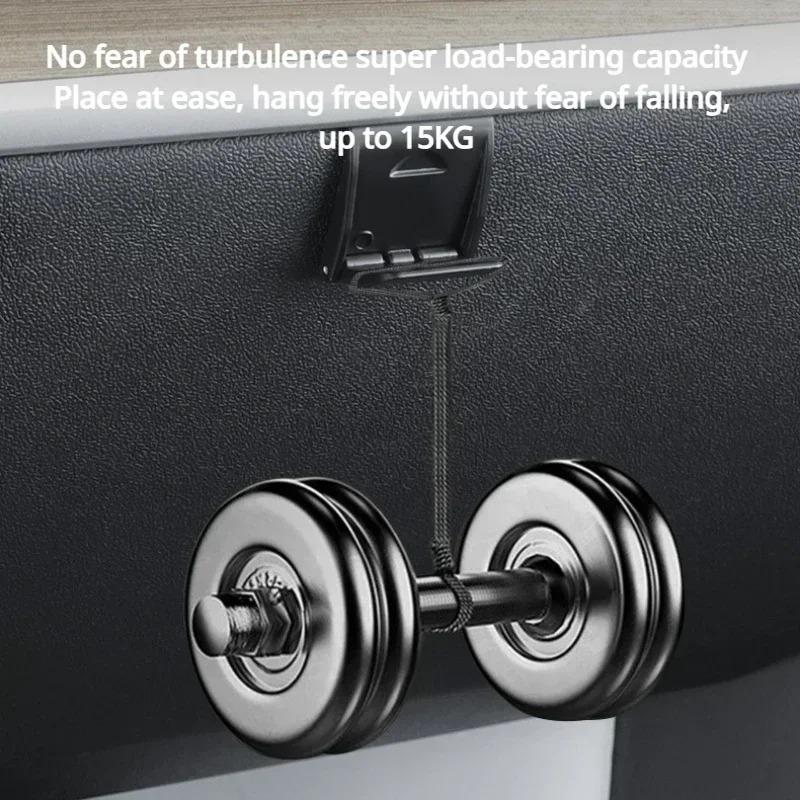Glove Box Hook For New Tesla Model YL/3/Y Storage Clip Holder Hang Bag Umbrella Invisible Foldable Glovebox Hook Accessories