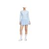 Nike Court Advantage Dri-FIT Однотонная Приятная к коже Удобная Быстросохнущая Теннисная рубашка Женские топы Небесно-голубой FZ6738441