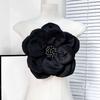 Multi Layer Soft Fabric Large Flower Brooch Stylish Breastpin for Dresses and Tops Floral Shaped Corsage Party Accessory