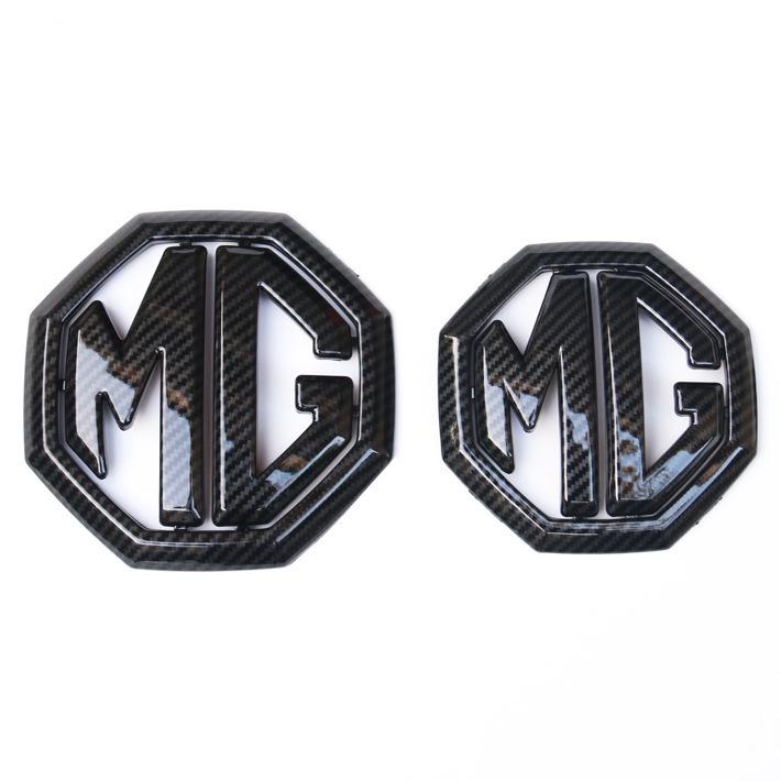 New MG5 MG6 ZS Scorpio Third Gen Front and Rear Black Car Emblems