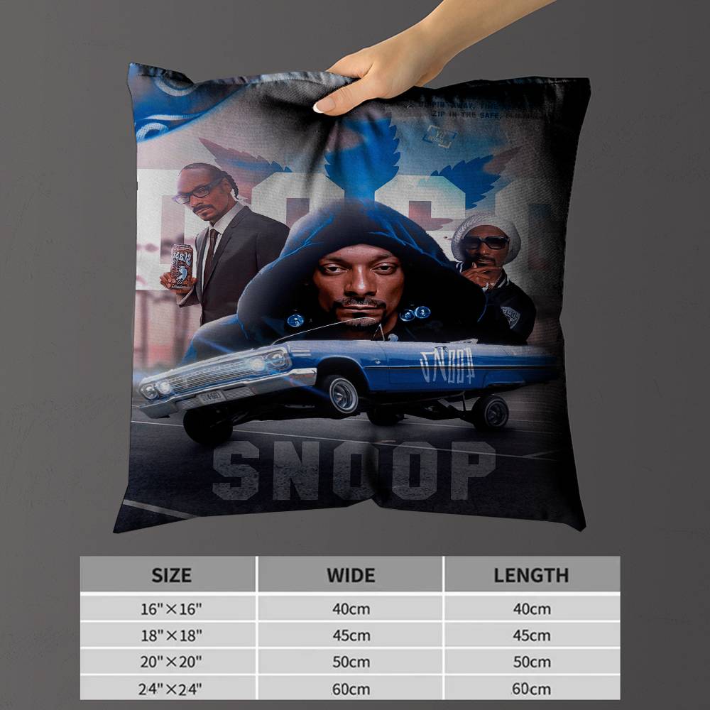 HipHop Rapper SSnoop DDogg cm Cushion Cover Pillow Cover Decor Pillowcase Home Pillowcase for Couch Pillow