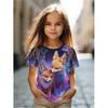 Kids T-shirts Cartoon Pattern Short Sleeve 3d Print T Shirt O Neck Tops Polyester Casual Sportwear Comfortable Tees