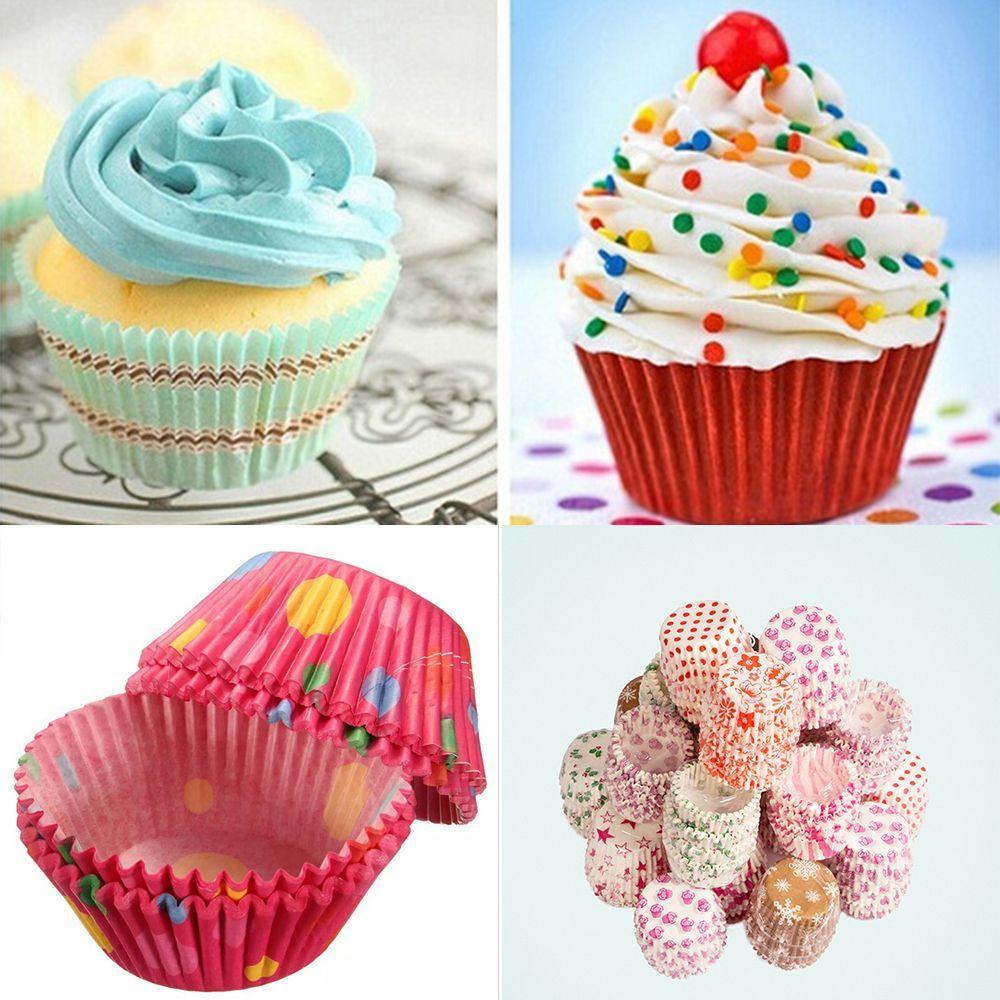 Colorful Cute Greaseproof Muffin Liners Wrapper Cup Chocolate Mini Cake Paper Baking Cupcake
