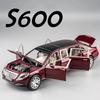 1:Масштаб 1:24 S600 62S Мини Модель Игрушечные Машинки Сплав Литье под Давлением Двери Открываются Звук Свет Оттянуть Назад Резиновые Колеса Машинки Игрушки Подарки для Детей
