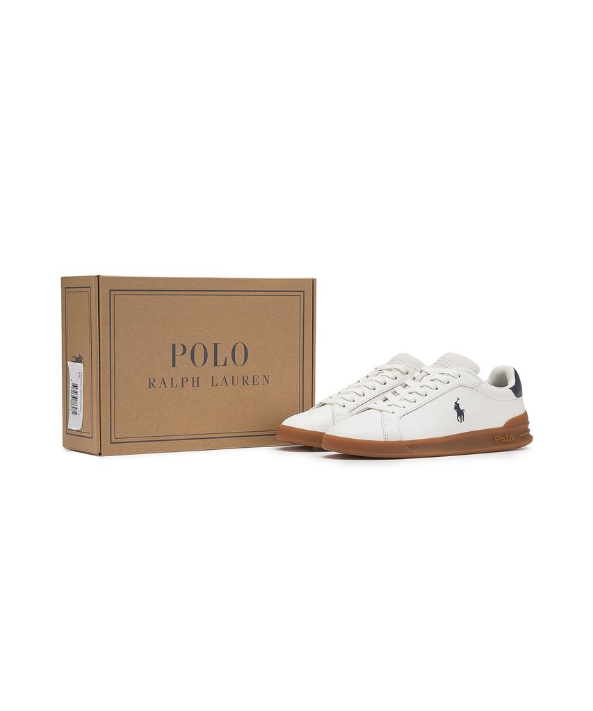 Кеды Polo Ralph Lauren Heritage Court Ii из кожи - Белые