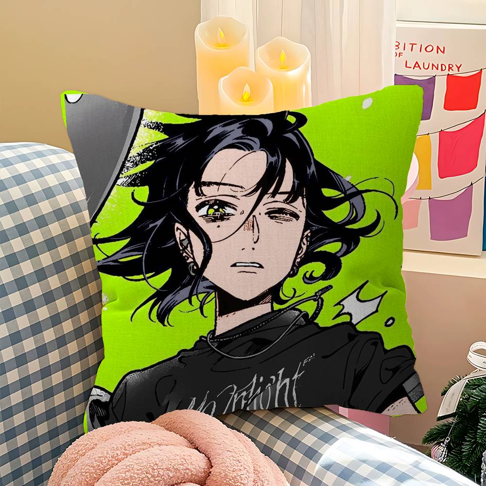 Anime The Guy She Was Interested in Wasnt A Guy At All Pillow Anime Pillow Sofa Bed Head Pillow Cover Cushion Cover