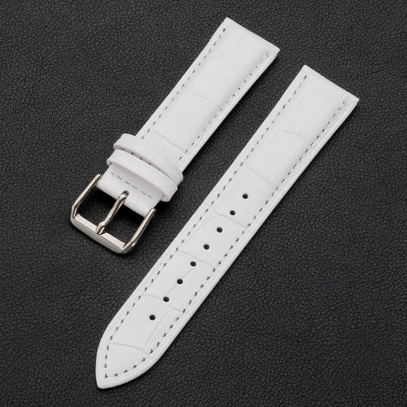Ремешок для часов из телячьей кожи с текстурой бамбука и пряжкой-штифтом для мужчин и женщин