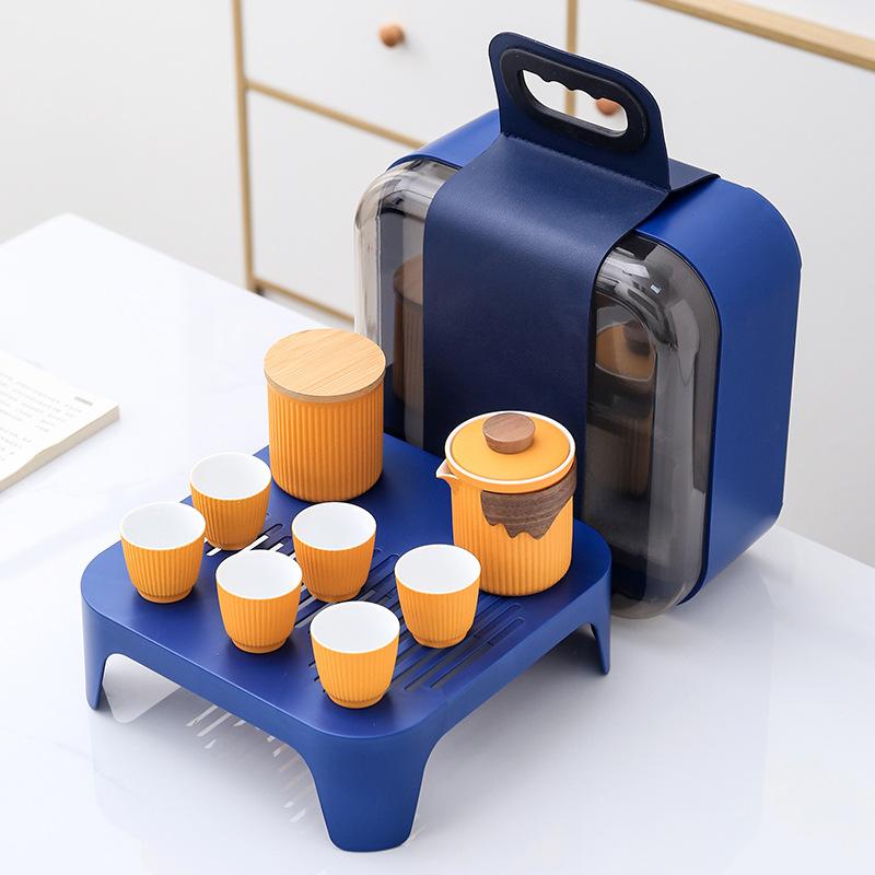 Креативный сувенир Гочао Керамический Портативный Дорожный Чайный Набор Бизнес Компания Высококлассные Подарки