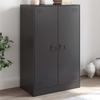 VidaXL Black Buffet 67x39x107 Cm Steel, Cabinet, Side Cabinet, Storage Cabinet, Cabinets, Cupboard, High Buffet, 841661