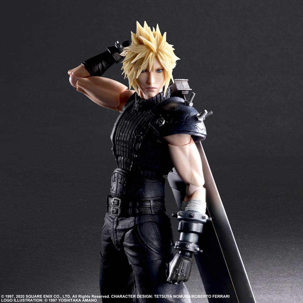 Final Fantasy VII Remake PLAY ARTS Kai Клауд Страйф Версия 2 ПВХ Раскрашенная Фигурка Действия