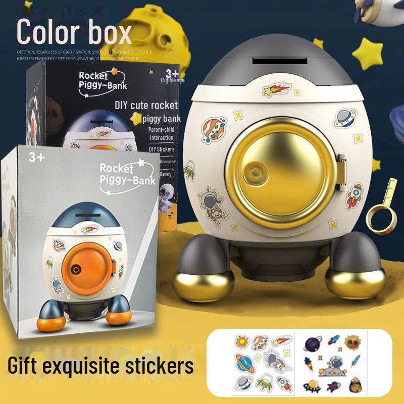 Копилка-ракета своими руками для детей – большая емкость, креативная и безопасная подарочная игрушка