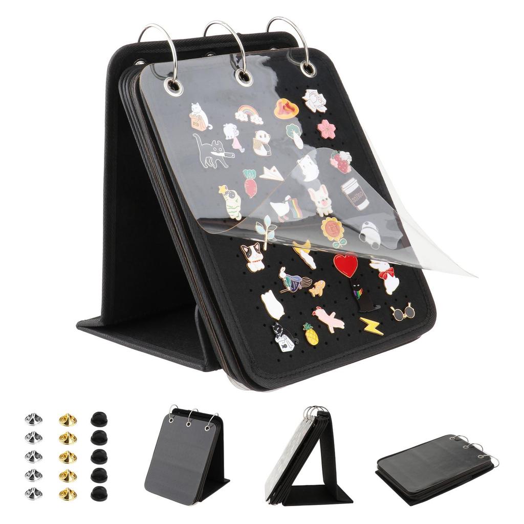 Pin Display Binder Brooch Storage Organizer Creative Stable Durable Felt Stand for Women