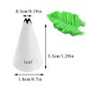 2pcs #120 Rose Petal Cream Piping Nozzles Pastry Fondant Icing Tips Baking Tools Cake Decorating Pastry Tube Decoration Tools