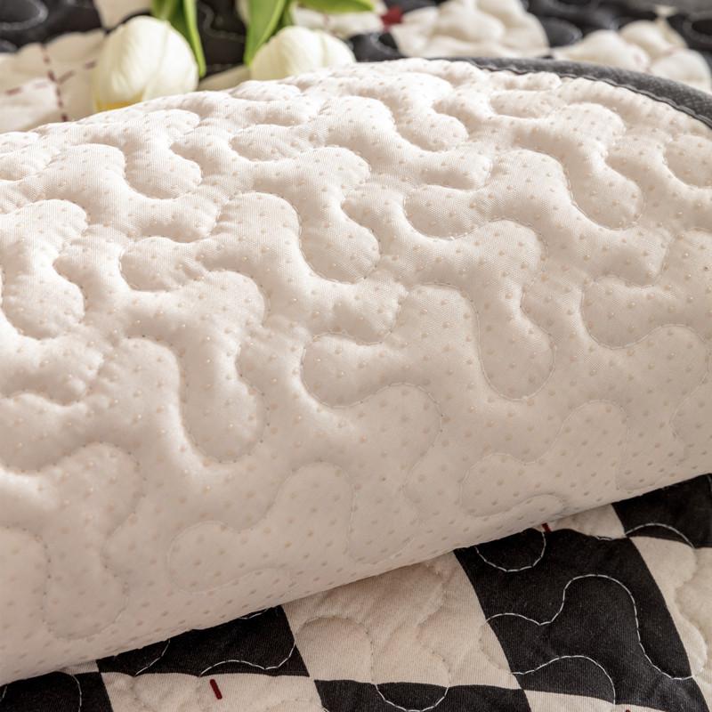 Всесезонная универсальная моющаяся саржевая хлопковая диванная подушка с принтом, корейская маленькая свежая лоскутная противоскользящая диванная подушка, полотенце