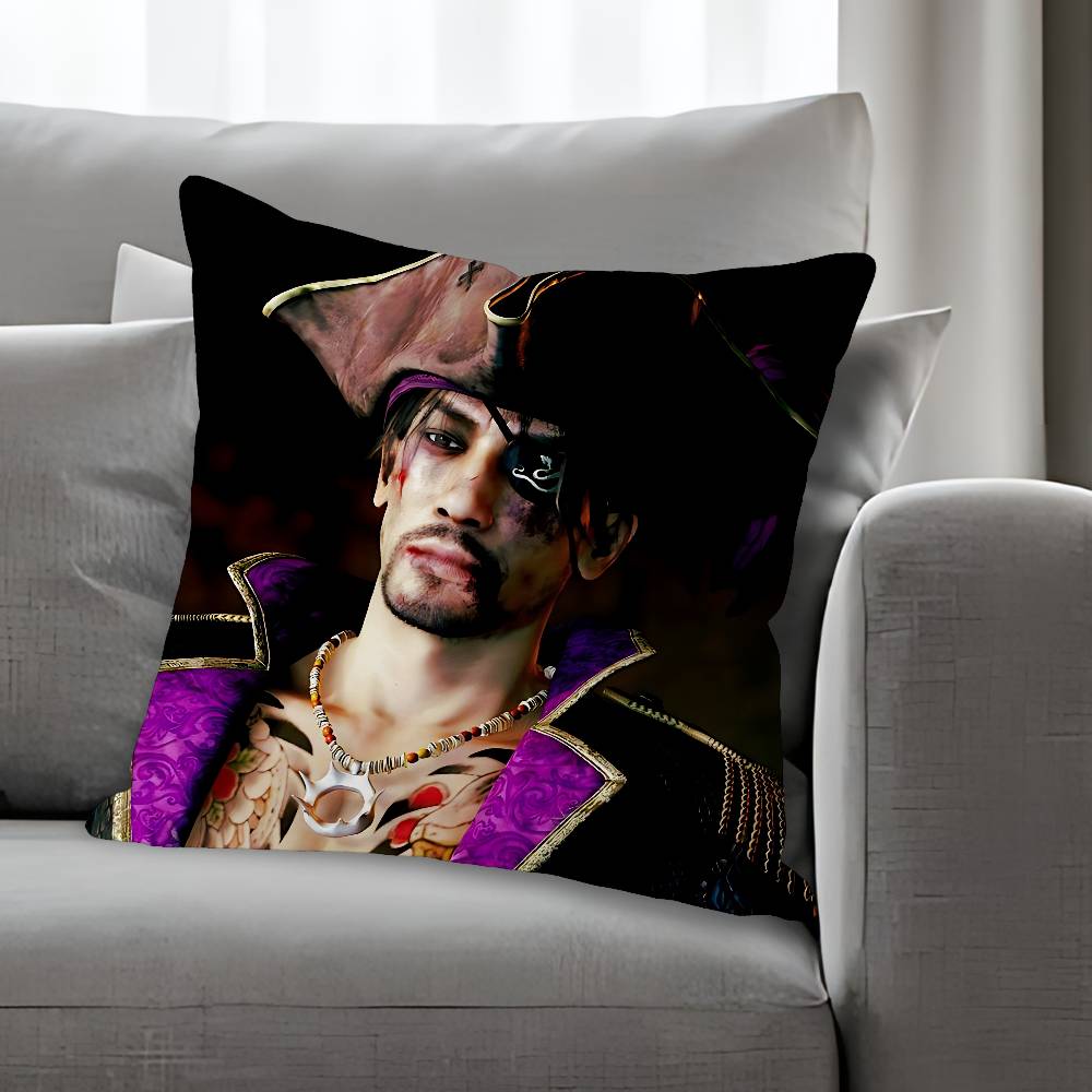 Game YYakuzas Goro Majima Various Sizes Square Pillow Case For Car Home Bedchamber Decor Custom Valentine gift