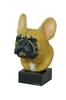 Французский бульдог, Frenchie - расписная статуэтка, статуя, фигурка, сделанная художником, бренд Art-Dog