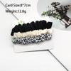 MIO New Style Leopard Pattern Hair Scrunchies Set Shining Matte Fabric Hair Accessories Hair Bands