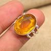Citrine Gemstone 925 Sterling Silver Handmade Jewelry For Wedding Gift