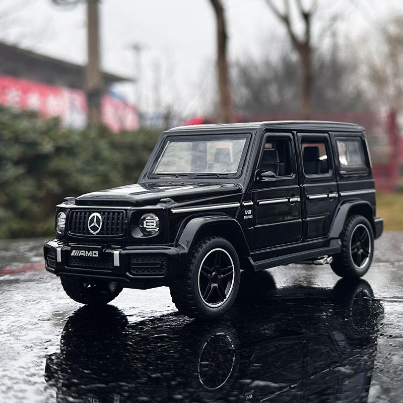 SXFA2 1:32 Benz G63 SUV, модель автомобиля из сплава, игрушечная модель автомобиля, литье под давлением, звук и свет, автомобильные игрушки для детей, автомобиль
