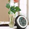 Circular Temperature Humidity Meter  Alarm Clock Electronic Clock  Greenhouse
