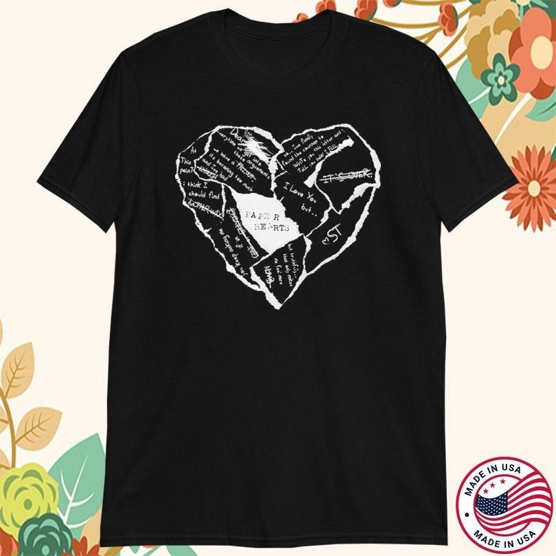 Sleep Theory Band Paper Hearts T-shirt S to 5XL UR445