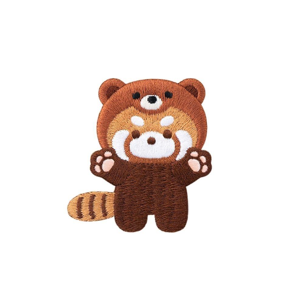 Брошь Красная Панда Панда Модная Медведь Тигр Животное Брошь Кролик Булавка Вышивка Красная Панда Булавка Подарок