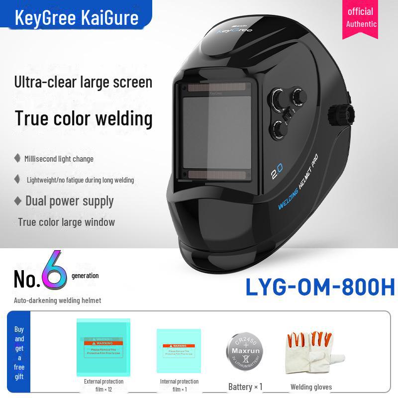 Head-Mounted Flip-Up Welding Mask for Arc Welding - Anti-Glare Protection