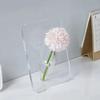 Creative Art Transparent Acrylic Picture Frame Vases Hydroponic Flower Holder Living Room Bedroom Tabletop Ornament Home Decor