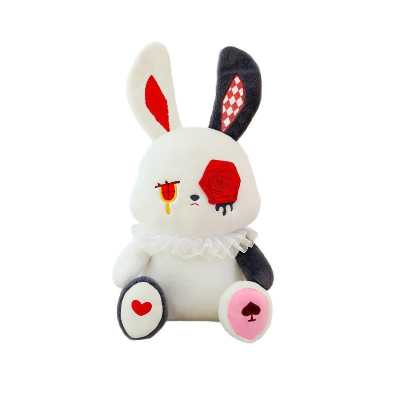 Adorable Rose-themed Plush Rabbit Toy Perfect For Halloween And Gift Giving