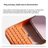 Универсальный чехол-клавиатура MetaKey с ночным светом для iPhone 17 Pro Max, с защитной крышкой для магнитной зарядки Magsafe