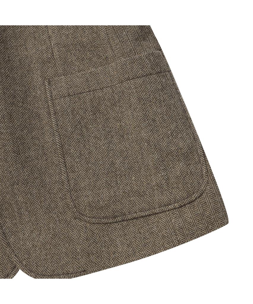 BRENTWOOD [Hunting Jacket] Wool Blended Herringbone Hunting Jacket Brjcw25453Brx