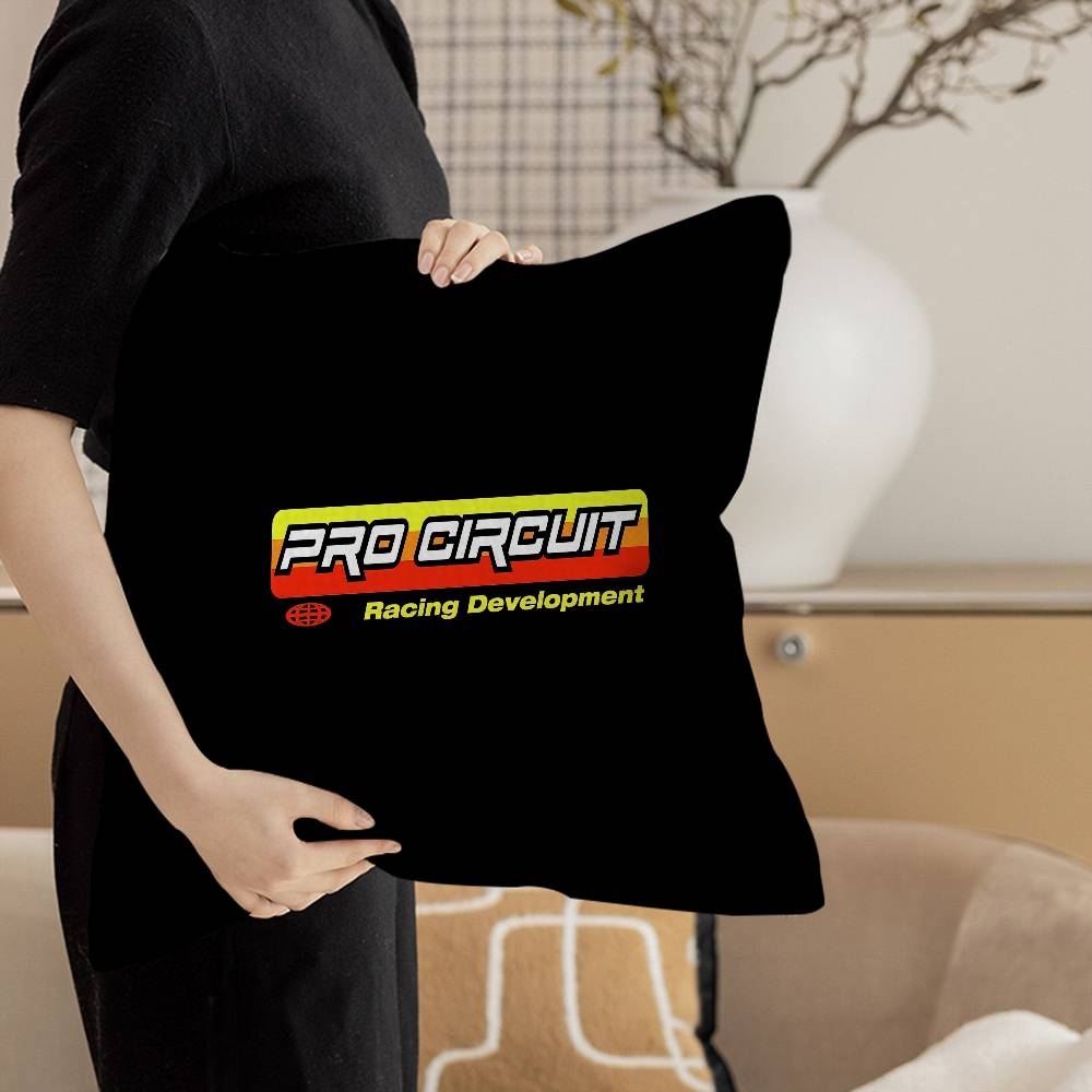 Motorcycle Garage Pro Circuit Cushion Cover Pillowcase Upholstery Sofa Throw Pillow Home Decor Pillowcas
