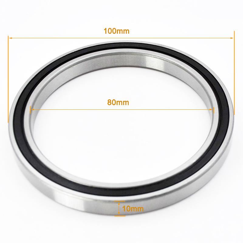 2pcs 6806 6807 6808 6809 6810 6811 6812 6813 6814 6815 6816 2RS DDU RS Bearing 6808RS Deep Groove Ball Bearings