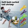 Плавающий мягкий молоток, искусственная креветка, 7,5 см, мягкий червь в форме рыбы, морская рыбалка, мягкий пластиковый окунь, рак, мягкий пластиковый червь, рыбалка