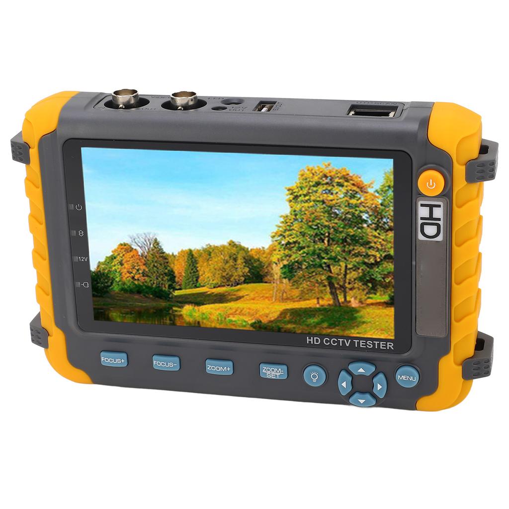 Тестер CCTV 5-дюймовый 8-мегапиксельный VGA HD вход аналоговый видеомонитор AHD TVI CVI тестер камеры с кабелем UTP