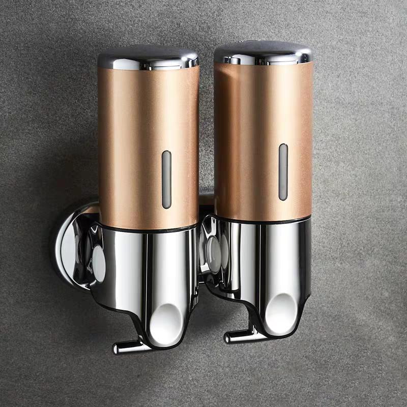 Дозатор жидкости для шампуня и мыла Одинарный/двойной/тройной контейнер для дозатора жидкости емкостью 500 мл Настенный дозатор шампуня для ванной комнаты