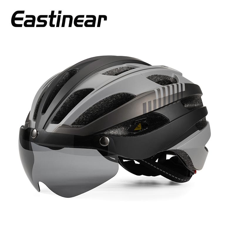 Eastinea Road Bicycle Helmet With Magnetic Goggles Mountain Bike Riding Helmet Adult Men and Women Children Safety Helmet