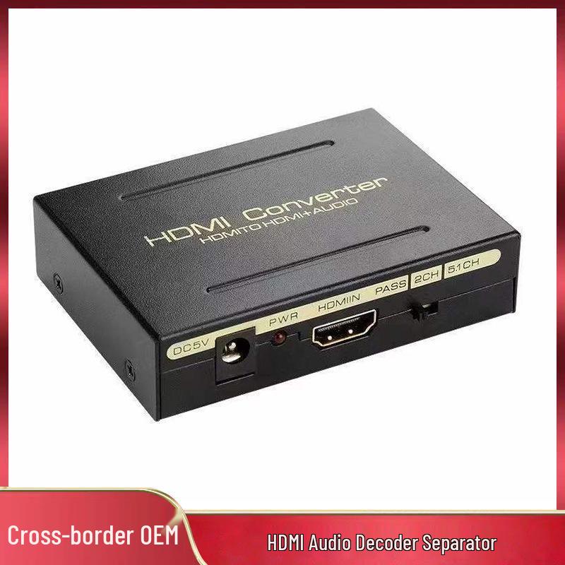 Разветвитель HDMI 4K для аудио: Конвертер HDMI в HDMI + Аудио/SPDIF/R/L