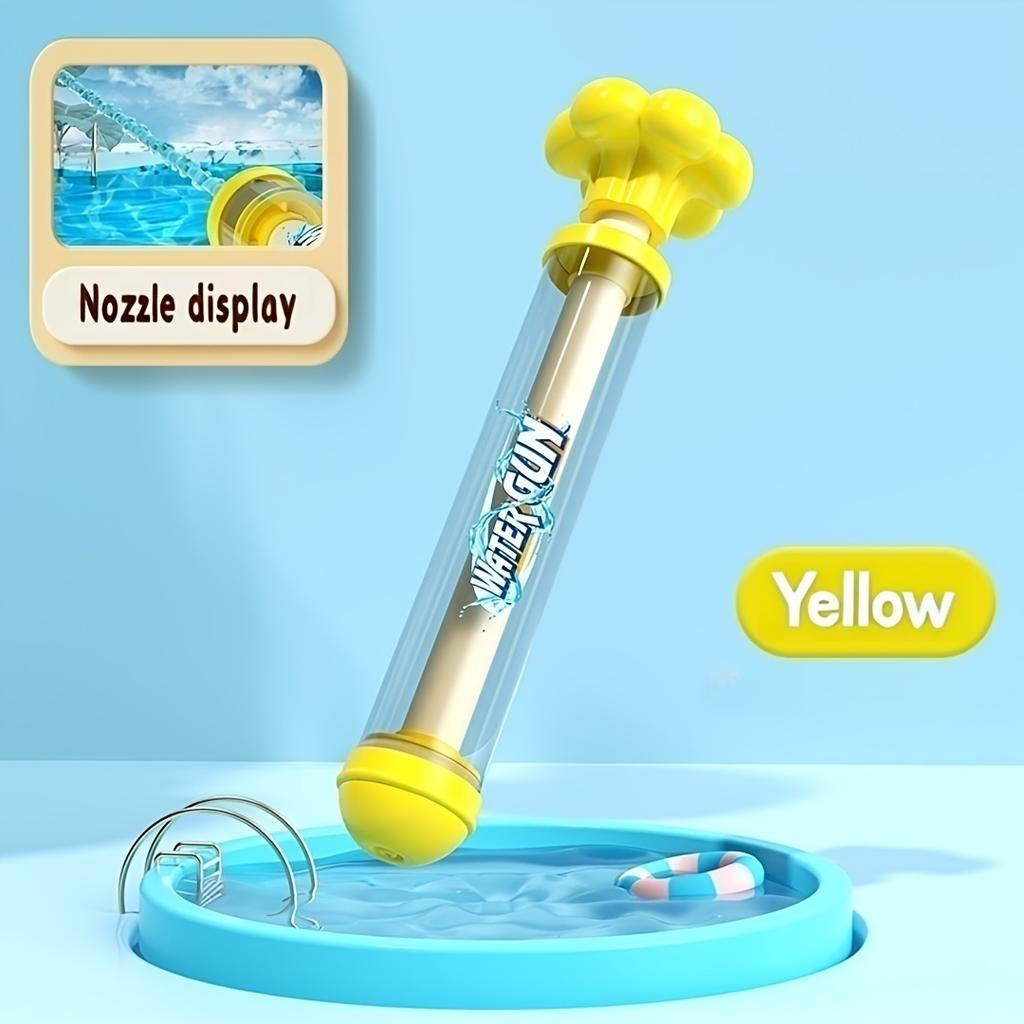 Водяной пистолет-выдвижка Детская летняя игрушка для бассейна Водяной пистолет с ручкой в форме цветка Подходит для бассейнов, вечеринок Подходит для пары