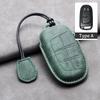 Leather Car Key Case Cover Shell For Jeep Chrysler 300 200 Dodge Charger Grand Cherokee Wrangler Compass Renegade For Fiat 500X