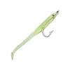 10pcs Durable Luminous Silicone Fish Eel Lure Artificial Soft Bait Worm Barbed Hook Lead Jig Head