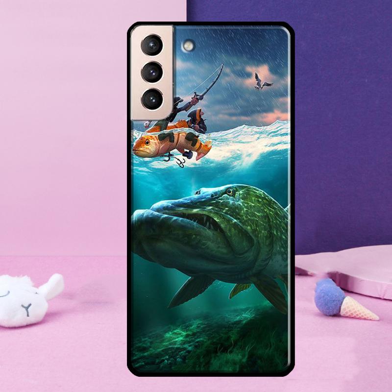 Чехол для телефона с рисунком рыбалки для Samsung Galaxy S25 Ultra S24 Ultra S9 S10 S20 S21 S22 Plus S23 S24 FE